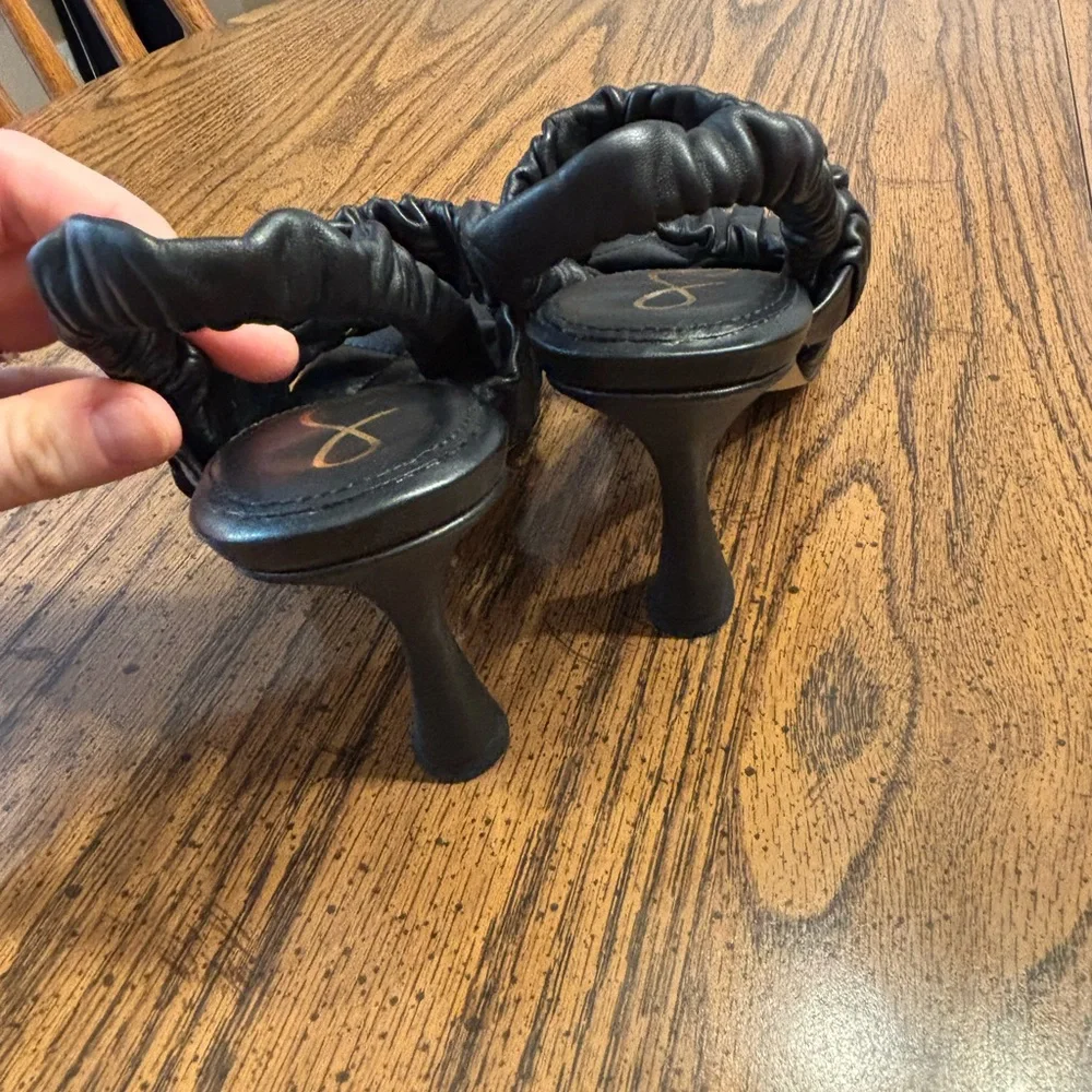 Sam Edelman black sling back sandals size 7 - Picture 5 of 8